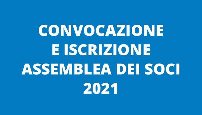 convocazione assemblea 2021